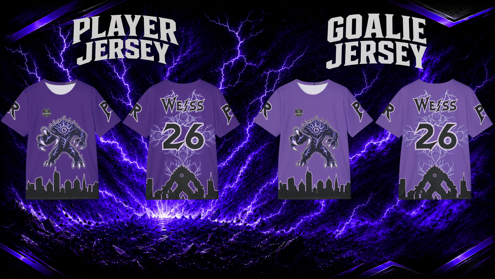 Purple Reign team jersey design